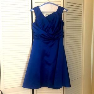 David’s Bridal - Horizon Blue Bridesmaid Dress